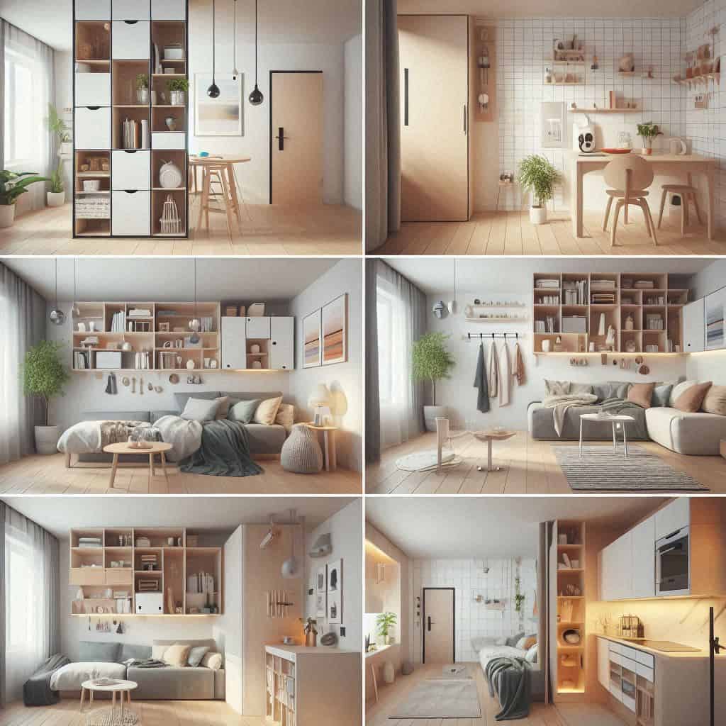forvaring-i-sma-utrymmen-header Smart förvaring i små utrymmen – collage med kompakta rum i skandinavisk stil